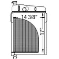 Radiator Fits John Deere M 330 MT 40 320 AM639T