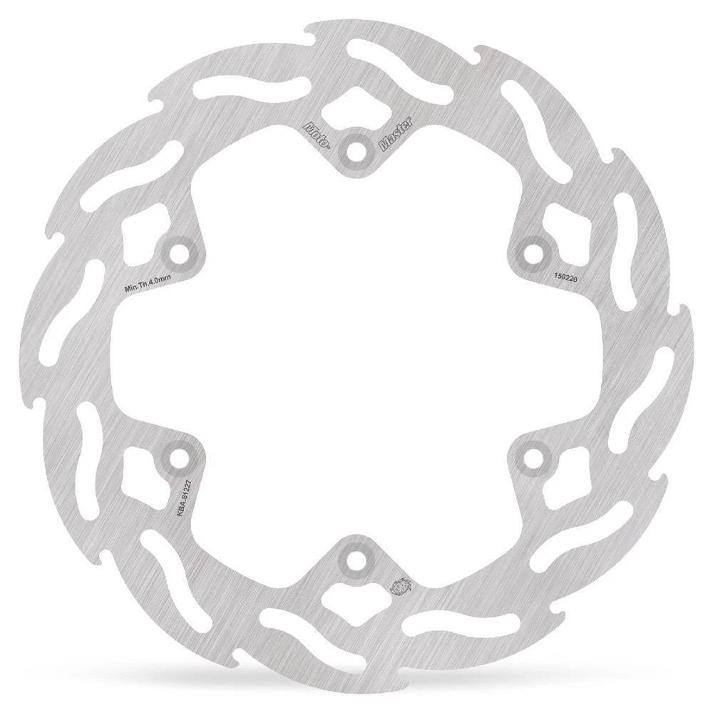 MotoMaster Flame 4.4 Fixed 220 Rear Brake Disc for Yamaha YZ250FX 2019-2025