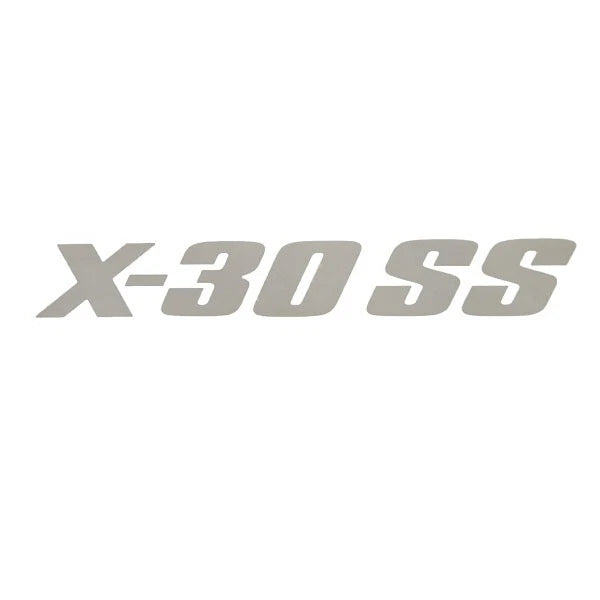 MasterCraft Boat Windshield Decal 7506309 - X-30 SS Silver 14 Inch