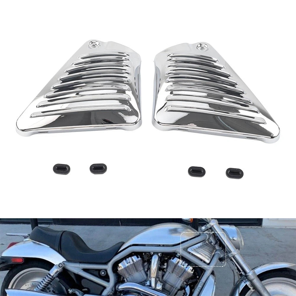 Airbox Neck Side Air Intake Cover for Harley V-Rod Muscle VRSCF 2009-2017 Chrome