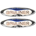 Bayliner Boat Raised Logo Decals - 3 1/2 X 1 Inch (pair)