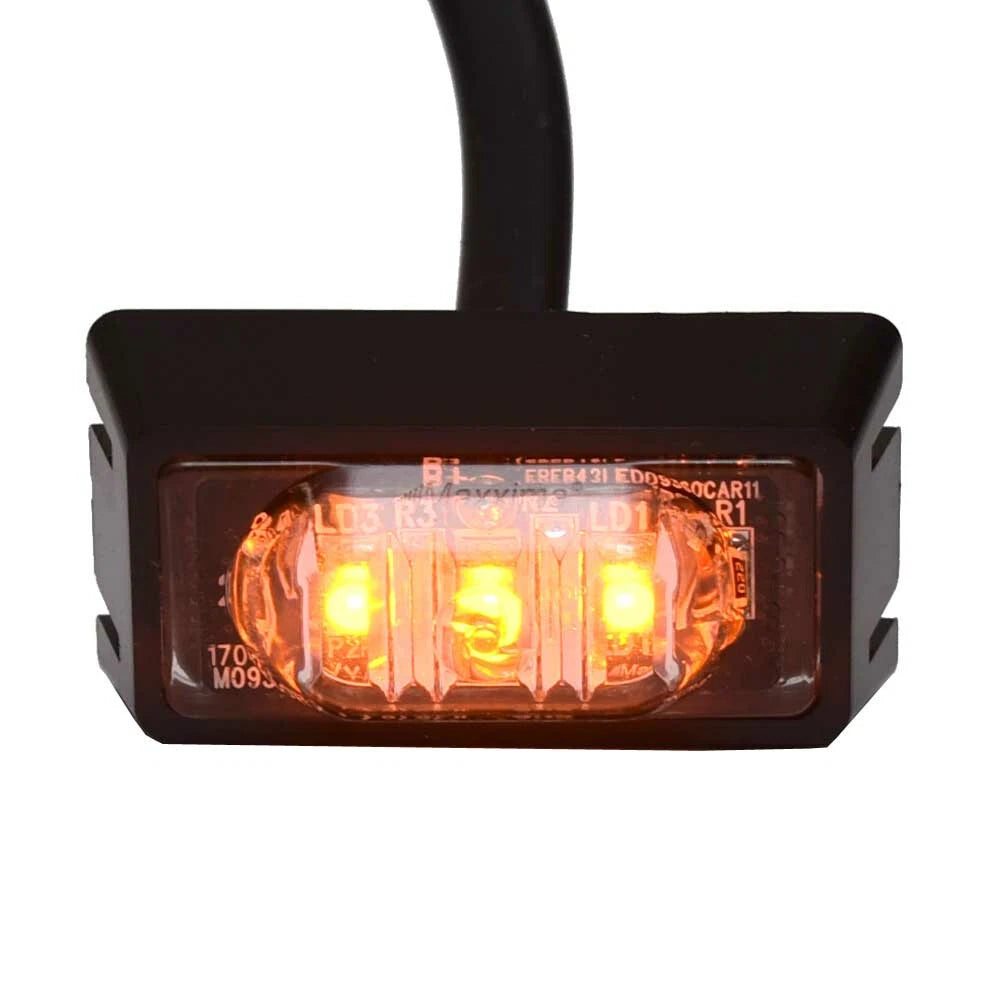 Maxxima Boat Courtesy Light M09360YCL - 12V Amber LED Plastic