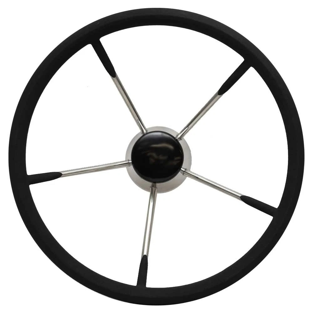 Whitecap Boat Steering Wheel S-9004 - 15 Inch Stainless Steel
