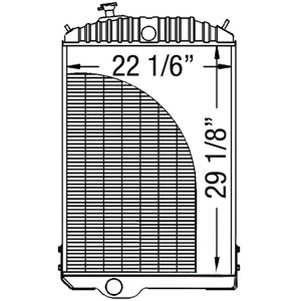 Radiator AR68872 Fits John Deere 4630