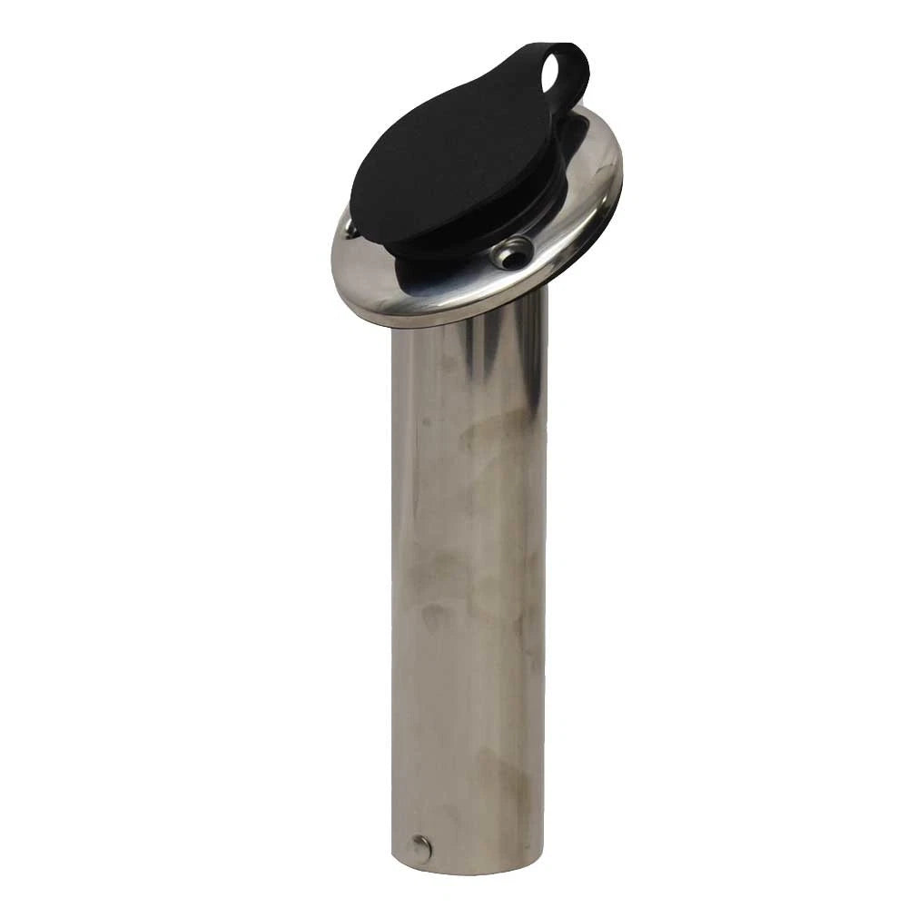 Misty Harbor Boat Rod Holder - with Cap 30 Degree Stainless Steel