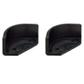 Malibu Boat Corner Cap Brackets 89-40038 - Black Plastic (pair)