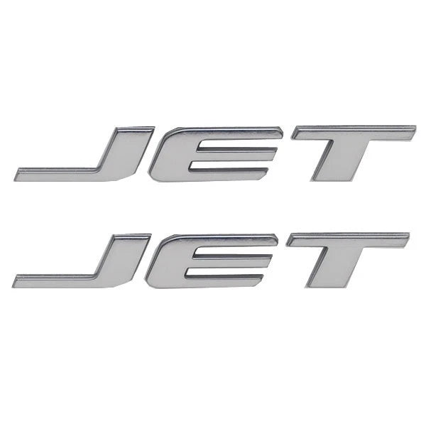 Sea Ray Boat Raised Emblem Decal Sticker - Jet Chrome Plastic (pair)