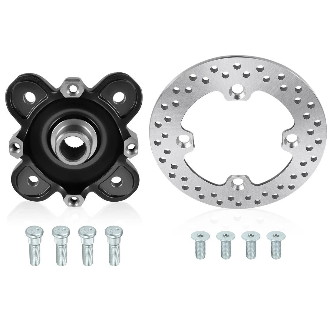 Front Wheel Hub & Disc Rotor Studs Set for Polaris Ranger Crew XP 1000 2017-2018