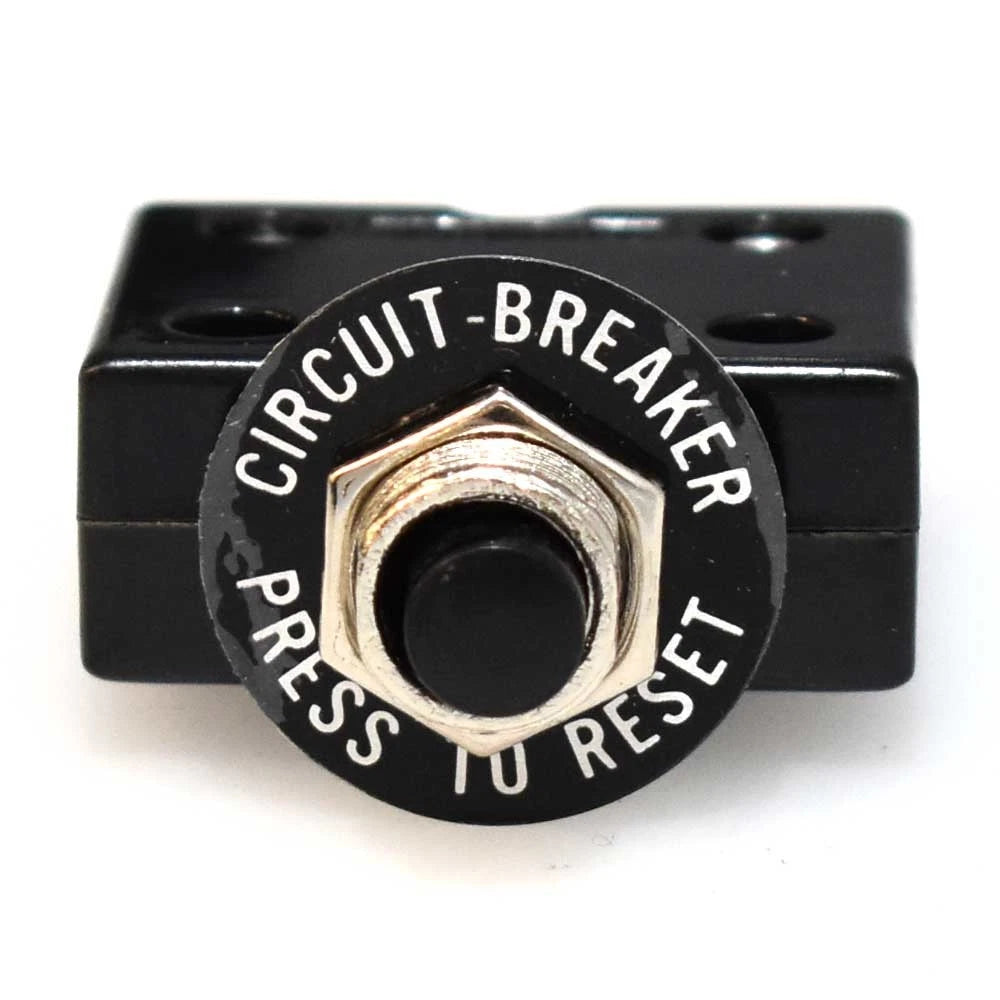 Zing Ear Boat Circuit Breaker ZE-700-8 - Press-to-Reset 8A Black