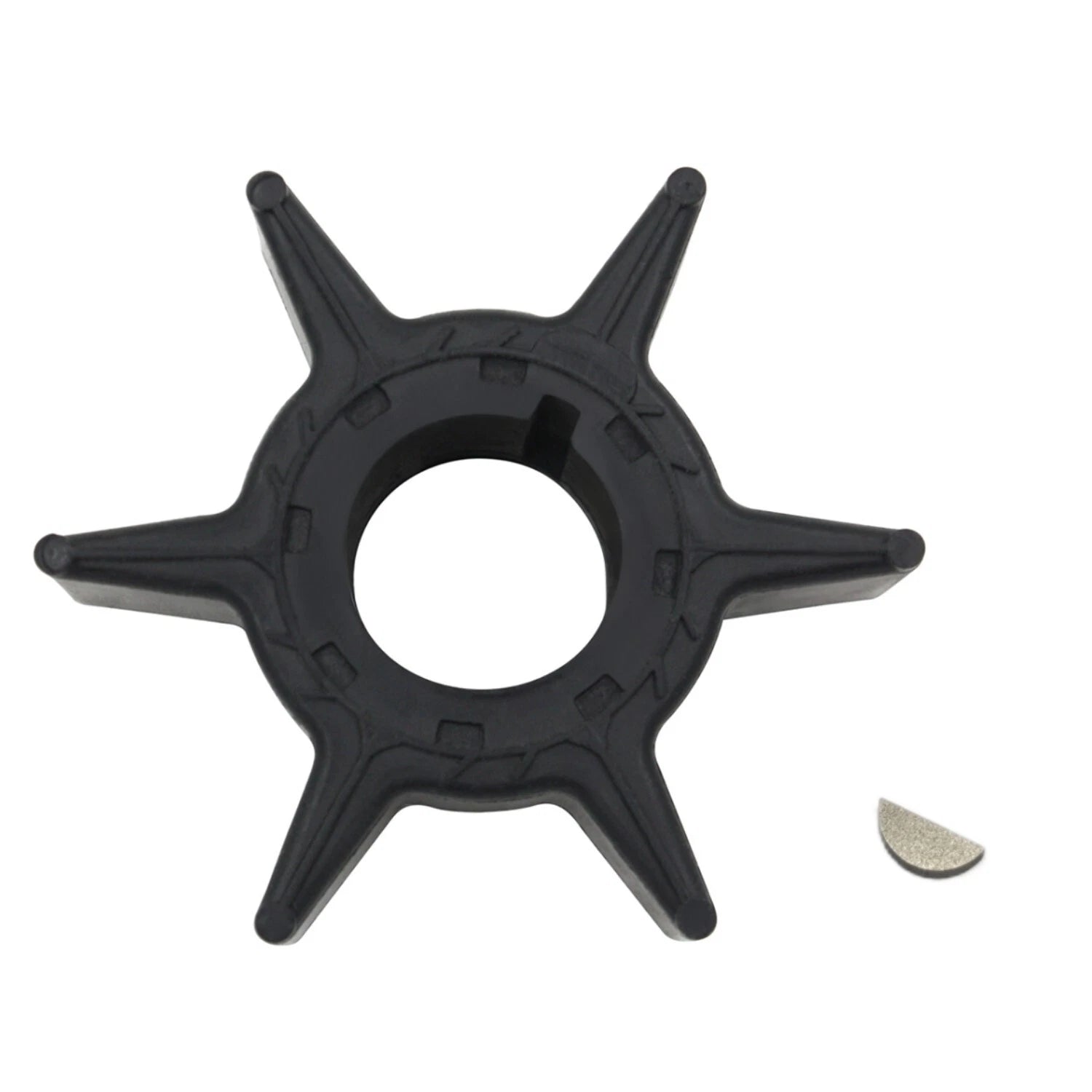 Water Pump Impeller & Key for Yamaha 25 30 40 HP 4-Stroke Outboard 6H4-44352-00