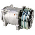 8810018 Sanden SD5H14 Compressor, with 2 Groove Clutch - Fits Hagie