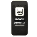 Larson Boat Rocker Switch Actuator Cover 2232-8774 - Livewell - Lights