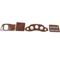 Godfrey Pontoon Boat Dash Panel Kit 183678 - Sanpan Burlwood (4PC)