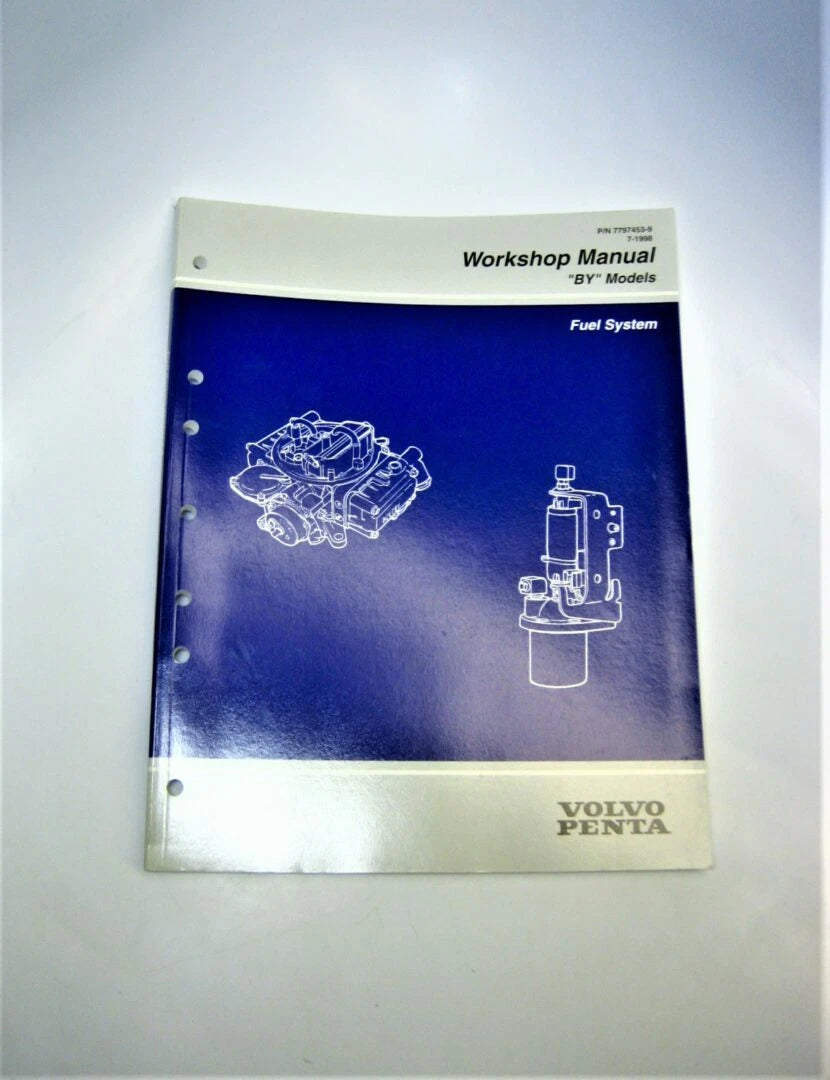 Volvo Penta 7797453-9 "BY" Models Engine Fuel System Workshop Manual OEM