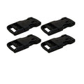 Cobalt Boat Quick Release Buckles - Black Plastic (set of 4)