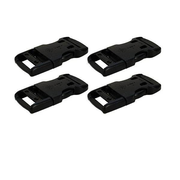 Cobalt Boat Quick Release Buckles - Black Plastic (set of 4)
