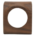 Boat Speaker Bezel Panel - Dark Brown Matte Woodgrain 5 1/2 Inch