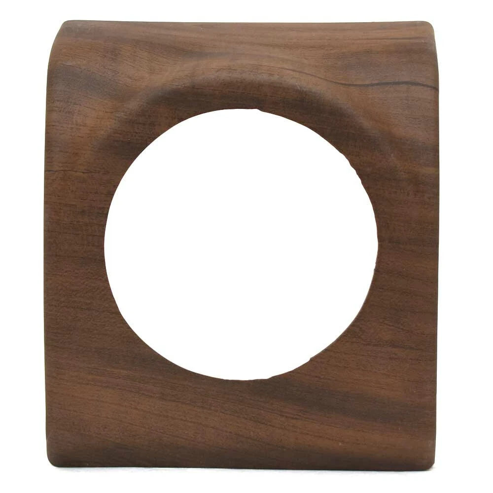 Boat Speaker Bezel Panel - Dark Brown Matte Woodgrain 5 1/2 Inch