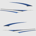 Weeres Pontoon Boat Graphic Decal Kit U26678-05 - Blue Stickers (kit)