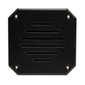 Tracker Boat Floor Drain 62559 - 7 X 7 Inch Aluminum Black