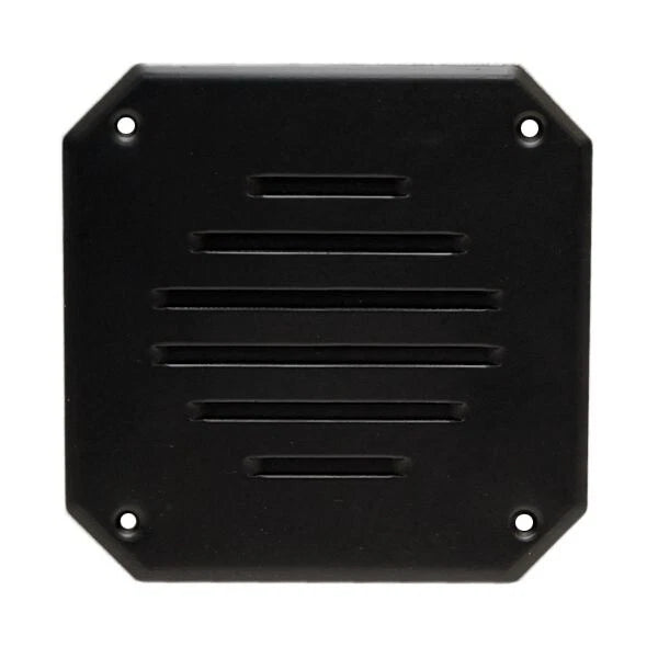 Tracker Boat Floor Drain 62559 - 7 X 7 Inch Aluminum Black