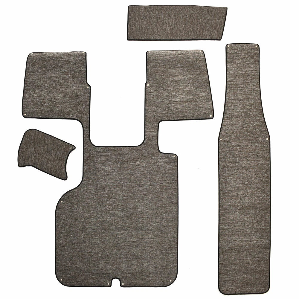 Cobalt Boat Snap-In Floor Mats 406731 - Gray Beige Woven Vinyl (4PC)