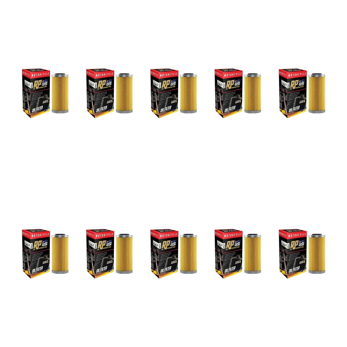 10 Pack RP Oil Filter for Sherco 450 Enduro 45 2005-2010