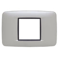 Vimar Boat Switch Plate Cover 20682.06 - 1 3/4 X 1 3/4 Inch Aluminum