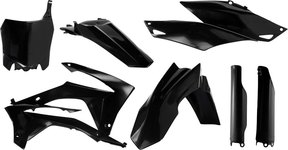 ACERBIS Full Plastic Kit Black – Fits Honda CRF450R & CRF250R 2013-2017