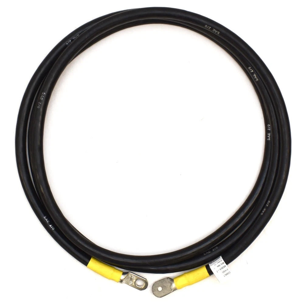 Boat Battery Cable - 116 Inch 2/0 AWG Marine Wire Black