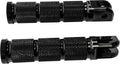 HARDDRIVE Rider Footpegs Retro Black – Fits 2018 Harley Davidson Softail Models
