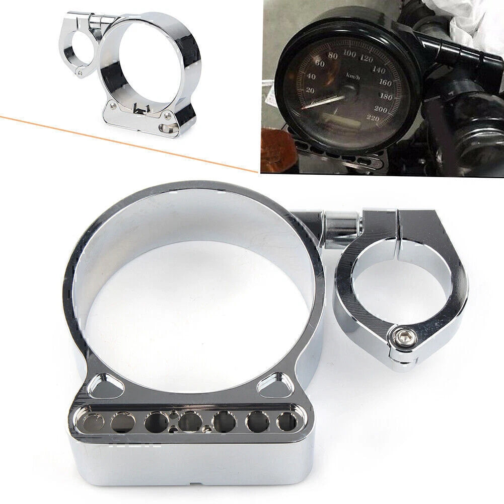 39mm/16" Side Mount Speedo Relocation Bracket for Harley Sportster 2004-2014 US
