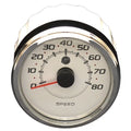 Smartcraft Boat Speedometer Gauge 53534816 - Silver - White 3 1/4 Inch