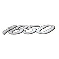 Lund Boat 1850 Decal 1986281 - 6 7/8 X 1 5/8 Inch Silver Black