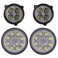 Flood Beam LED Headlight Kit Fits John Deere R Series Tractors