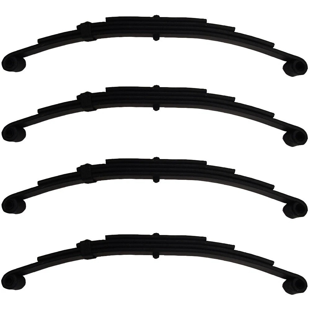 (4) Leaf Double Eye Springs for 5,000 Lb Trailer Axles Boat Utility