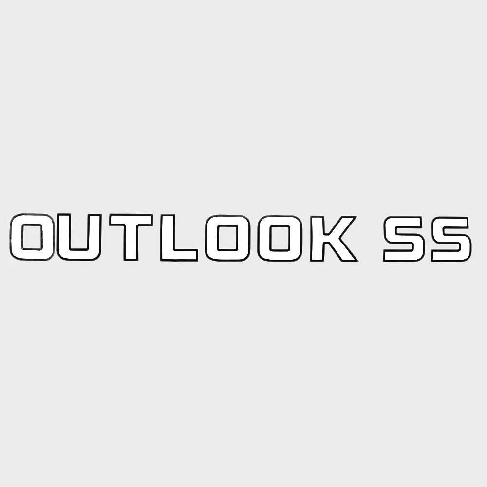 Crestliner Boat Model Decal 2180434 - Outlook SS White Sticker