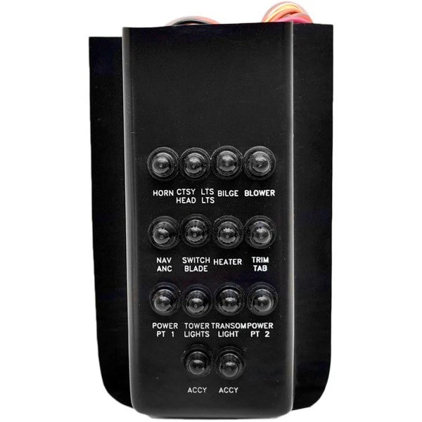 Centurion Boat Breaker Switch Panel K-429-031 - 5 1/2 X 8 5/8 Inch