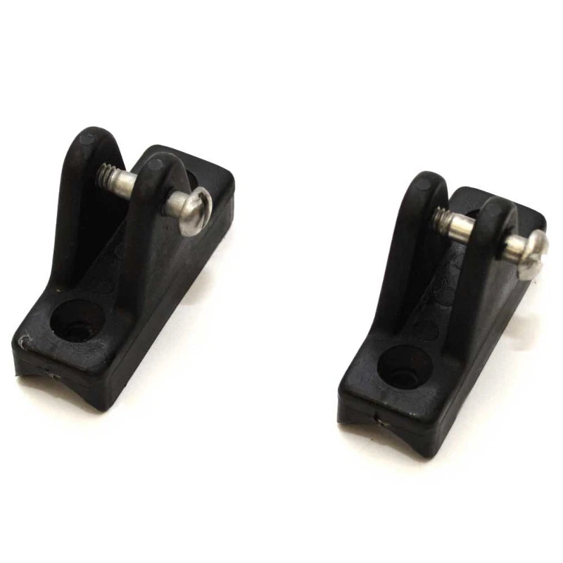 SeaArk Boat Bimini Bracket Mounts - Black Plastic (pair)