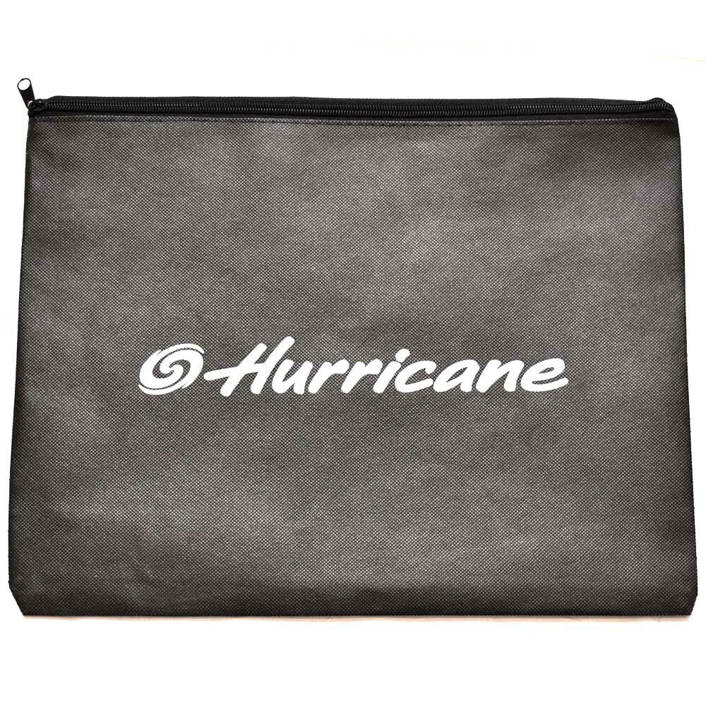Hurricane Boat Zippered Storage Pouch - 15 3/8 X 12 Inch Black Fabric