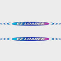 EZ Loader Boat Trailer Graphic Decal - 53 1/4 Inch Dark Blue (pair)
