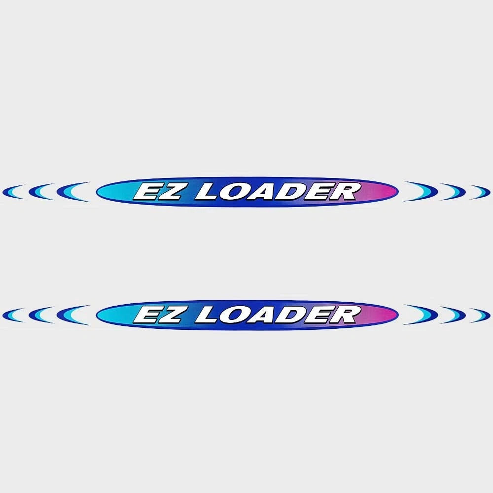 EZ Loader Boat Trailer Graphic Decal - 53 1/4 Inch Dark Blue (pair)