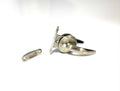 Orcas Marine 9221662, Privacy Cabin Entry Door Hatch, Lever, Brushed, 3/4" - 1