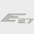 Crownline Boat Raised Emblem Decal 22096 - E27 Silver Sticker