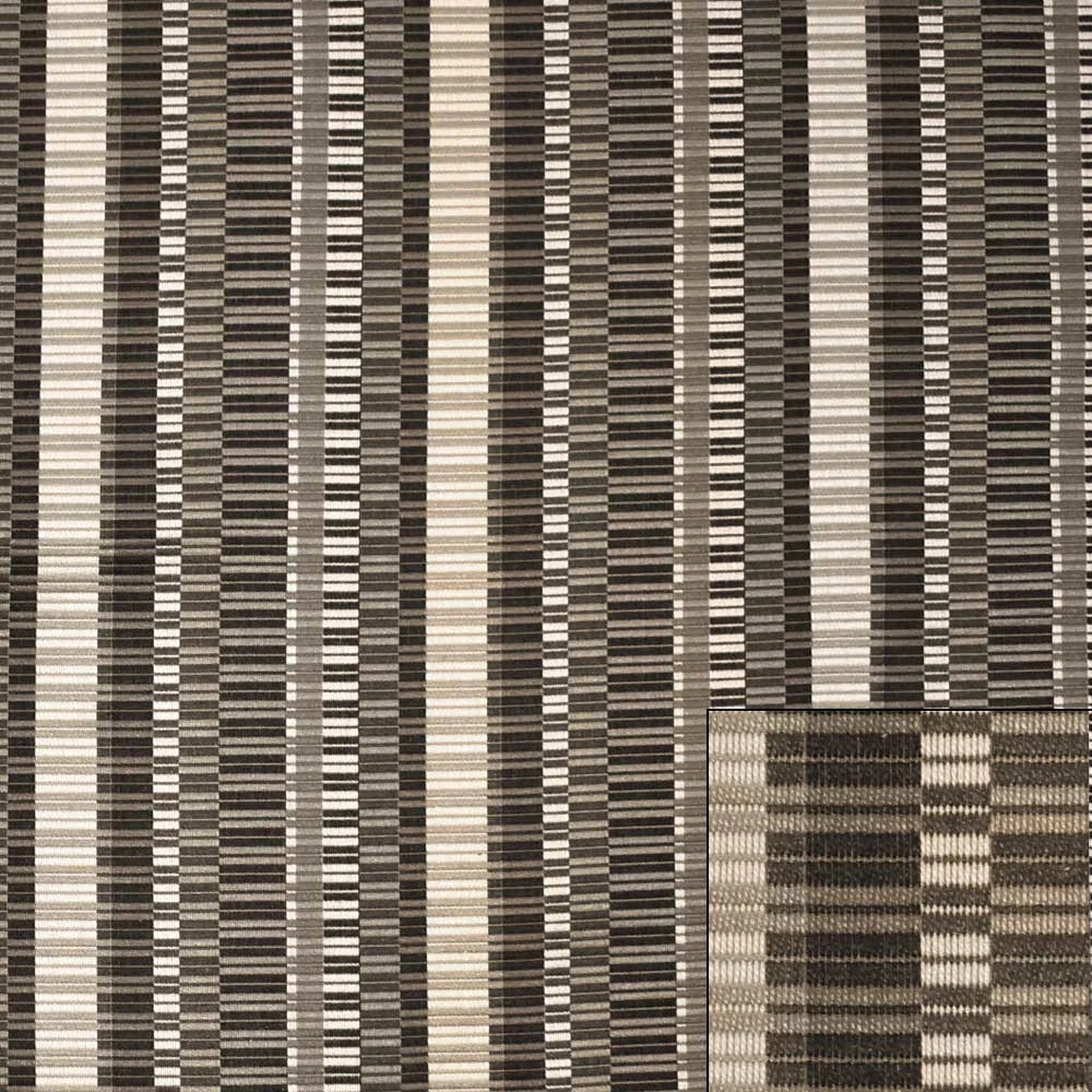 Oceanair Boat Patterned Fabric - Soonie Graphite Striped 57 Inch (YD)