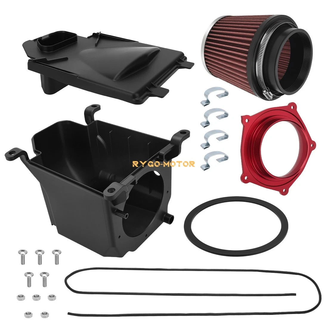 Intake Filter Kit with Air Box Case Housing Hook Seals for Yamaha YFZ450 2004-2013