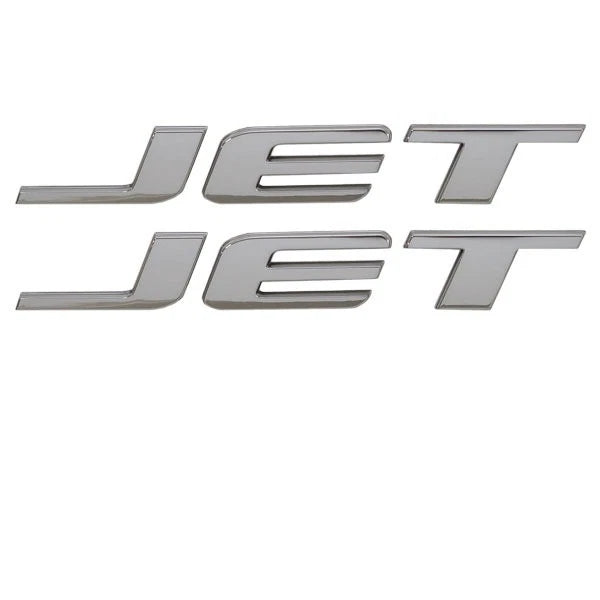 Sea Ray Boat Jet Decal 2109041 - 9 1/2 X 1 1/4 Inch Silver (pair)