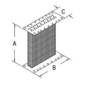 R3734 Radiator Core Fits John Deere