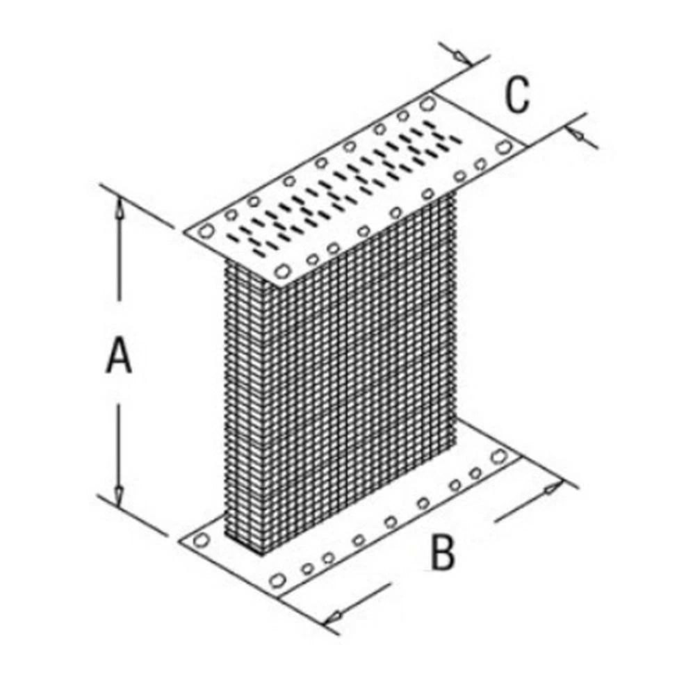 R3734 Radiator Core Fits John Deere