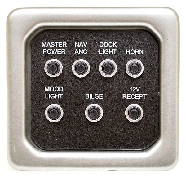Pontoon Boat Breaker Panel - South Bay Steering Console Black